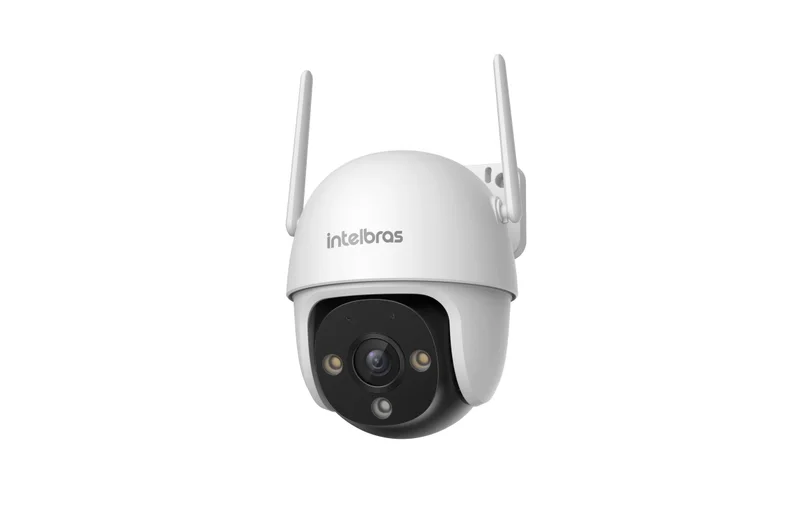 Câmera externa inteligente Wi-Fi Full HD 360°