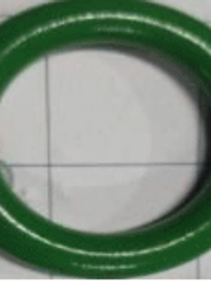 ARGOLA DE MADEIRA GRANDE - VERDE BANDEIRA 
