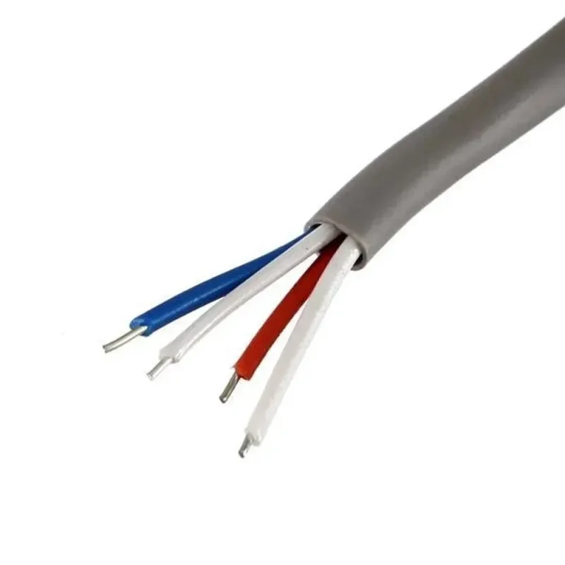Fio De Telefone Cabo Cci 50x2 Pares Rolo Com 100 Metros Cinza