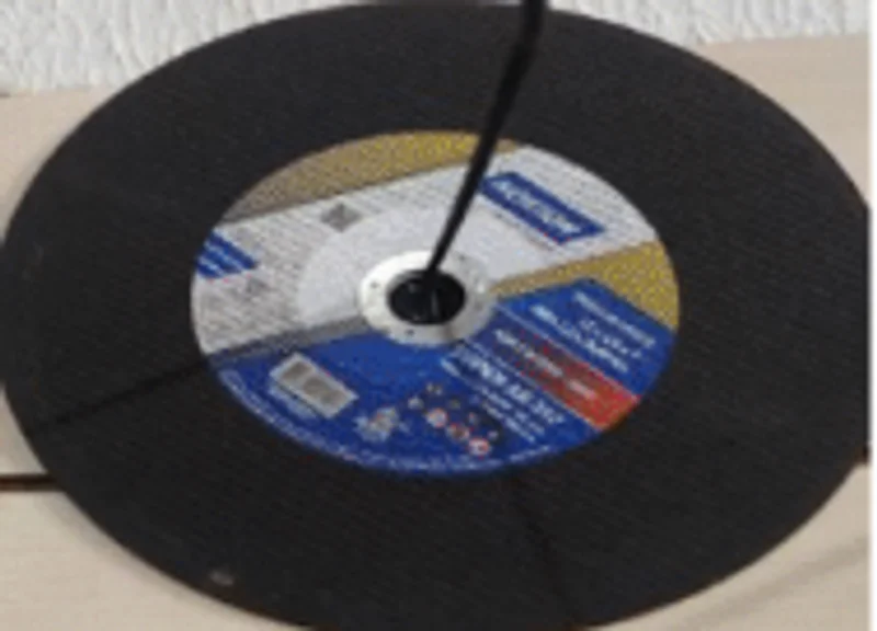 DISCO DE POLICORTE COM FURO DE 1